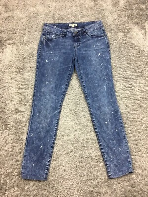 Jeans ajustados al tobillo Cabi para mujer talla 2 azul denim elástico Foto 1 de 4