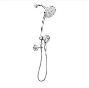 MOEN 28586 Attract 6 rociadores doble ducha y barra deslizante montaje en pared 1,75 GPM en cromo - Imagen 1 de 8