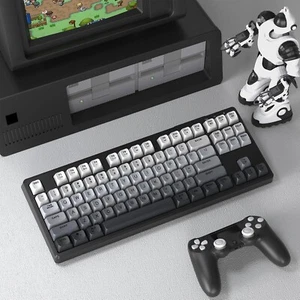 ZIYOULANG M87 80% Wireless Membrane Keyboard, 87 Keys TKL LED SA PBT BT/2.4Ghz - Picture 1 of 50