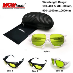 10600nm Laser Safety Goggles 190-440nm&780-900nm,900-1100nm Protection Goggles - Picture 1 of 30