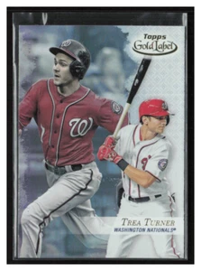 2017 Topps Gold Label #14 Trea Turner - Picture 1 of 2