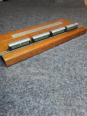 Marklin Z 2nd And 3rd Class + Baggage Coach And Car German Federal Railroad DB,  - Image 1 of 4