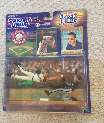 1999 Starting Lineup Alex Rodriguez Minors To The Majors With Protective Case Cover