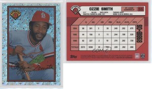 2014 Bowman Platinum 1989 is Back Silver Diamond Refractor Ozzie Smith HOF