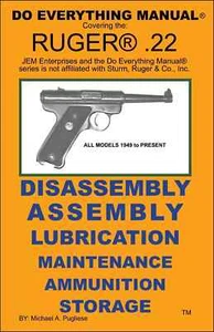 Ruger MKII .22 Pistol Do Everything Manual Maintenance Disassembly Care Book NEW - Picture 1 of 2
