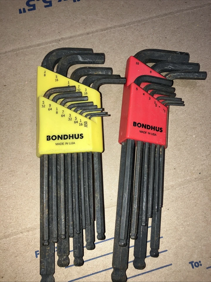 Bondhus Inch/Metric Balldriver L-Wrench Double Pack - 20199 - Image 1 of 1
