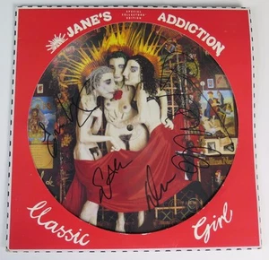 LP de vinilo disco fotográfico firmado autógrafo "Classic Girl" de Jane's Addiction por 4 JSA - Imagen 1 de 8