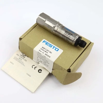 Festo pressure sensor SDET-22T-B2-G14-I-M12 547475 original packaging - Image 1 of 4