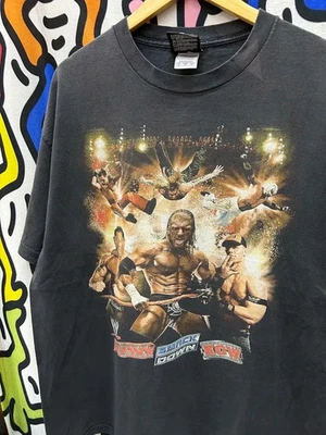 Camiseta vintage de la década de 2000 WWE - Raw, Smack down, ECW, Edge, Triple H talla XL Foto 1 de 4