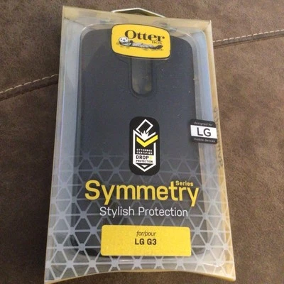 OtterBox SYMMETRY Capa Traseira Protetora Robusta PRETA para Celular LG G3 - Imagem 1 de 4