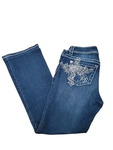 Damengröße 6 Harley Davidson Jeans 30 x 27 niedriger Bund Bootcut BESCHREIBUNG LESEN! - Bild 1 von 9