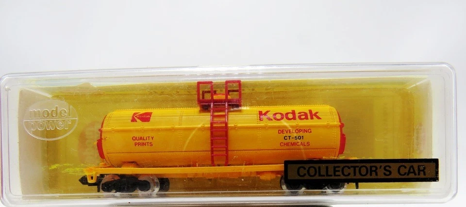 NIB - N Scale Model Power Collector's Car Kodak Chemical Tank Car - NIB - Image 1 of 2