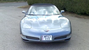 2004 CHEVROLET CORVETTE C5 CONVERTIBLE MANUAL LOW MILES METALLIC GREY BLACK INT - Picture 1 of 22