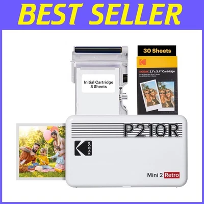 Compact 2x3 Photo Printer with Glossy Paper - Image 1 of 4