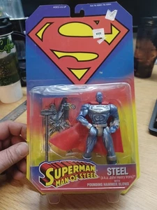Kenner DC Superman 1995 Hombre de Acero - Acero también conocido como John Henry Irons - Imagen 1 de 7