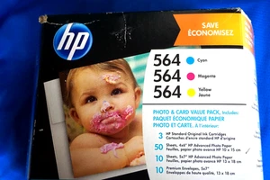 HP 564 VALUE 3-PACK / CYAN MAGENTA YELLOW JAUNE / NEU / ABGELAUFEN SEP 2018 - Bild 1 von 3