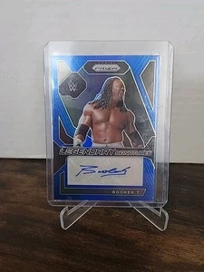 2024 Panini Prizm WWE - Legendary Signatures Booker T Blue Prizm 14/49  - Bild 1 von 2
