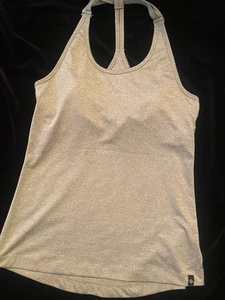 SATVA Cami Racer Tank Top sportlich hellgrün grau schimmernd Regal BH M - Bild 1 von 7