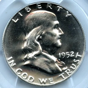 1952 Franklin Half Dollar, PCGS PR65 - Picture 1 of 3