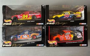 Vintage Hot Wheels Pro Racing 1:24 Die Cast NASCAR Lot (4) Kyle Petty, Etc. - Picture 1 of 7