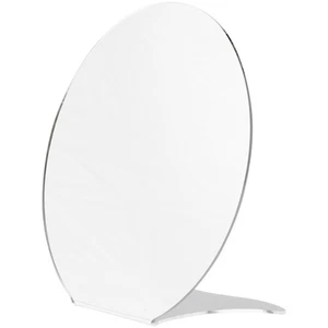 Plymor Oval Acrylic Countertop Mirror, 8.125" H x 8" W x 3.375" D - Picture 1 of 1
