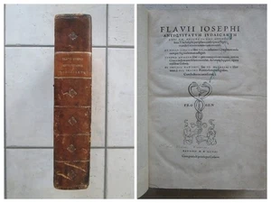 GELENIUS : FLAVIUS JOSEPH ANTIQUITARUM JUDAICARUM, 1548. Provenance. - Picture 1 of 24
