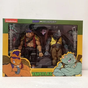 Set 2pz action figure Bebop e Rocksteady, tartarughe ninja turtle - Foto 1 di 4