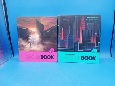 Affinity Photo & Designer Workbook - Hardcover By Serif. Lot of 2.   Foto 1 de 4