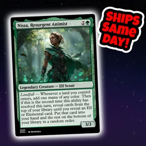 Nissa Resurgent Animist - Carta Playtest Personalizzata Art Magic: The Gathering - Foto 1 di 4