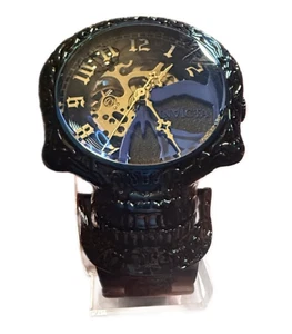 Reloj Hombre Invicta Artist Automático Calavera - 50,5mm, Negro, Azul (33968). ¡Raro! - Imagen 1 de 19