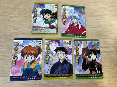 Inuyasha Card Game 5 set cards Japanese Manga BANDAI KAGOME MIROKU SANGO SHIPPOU - Image 1 of 4