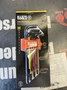 Klein Tools BLS9 Assorted Standard (SAE) 9-Pc Hex Key Set - Picture 1 of 3
