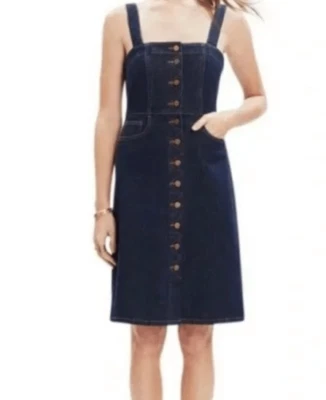 Madewell DenimOverall Dress MatildaWash Size 00 - Image 1 of 4