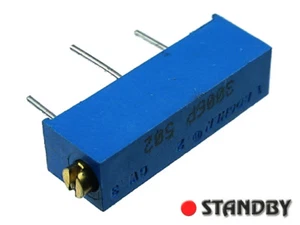 5pcs Bochen 3/4” Rectangular Multiturn Cermet Trimming Potentiometer 5kΩ 3006P - Bild 1 von 1