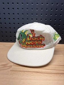 Vintage Busch Gardens Snapback Hat Lochness Monster Lives Old Country Cap - Picture 1 of 5
