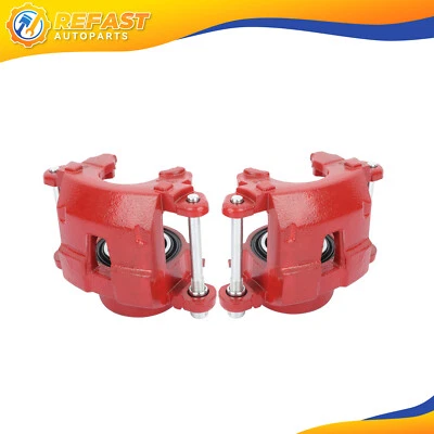 2x Front Brake Caliper For 1982 - 1992 Pontiac Firebird 1982 - 1989 GMC S15 - Image 1 of 4