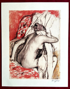 Edgar Degas Lithography 1965 Fr Mourlot ( Manet Picasso Edvard Munch Schiele)