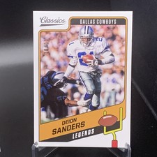 Deion Sanders 2021 Panini Classics Timeless Tributes Glossy Parallel #10/10