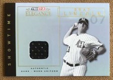 Brad Lincoln 2007 TriStar Elegance Showtime Jersey #ST-BL Hickory Crawdads RC