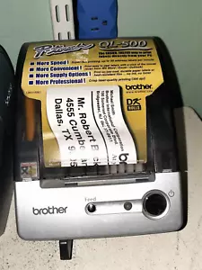 Brother P-Touch QL-500 Thermal Label Printer Tested/Working - Picture 1 of 5