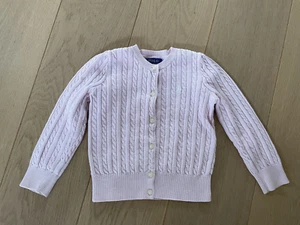 Kinder, Strickjacke, Polo Ralph Lauren, rosa, Zopfmuster - Bild 1 von 2