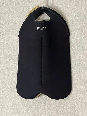 Portabotellas de Vino CONSTRUIDO NY 3 Tres Neopreno Negro Tostado Beige Foto 1 de 4