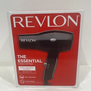 Revlon The Essential Fast Drying Compact Hair Dryer 1875 Watts Ultra Lightweight - Picture 1 of 3