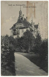 Cartolina - Dresda - Niedersedlitz - municipio con impianti - 1913 - Foto 1 di 2