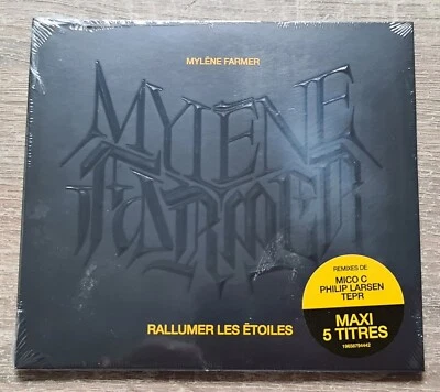 Mylène Farmer Rallumer Les Étoiles CD Maxi 5 Titres 2023 FRANCE 19658794442 NEUF - Photo 1/2
