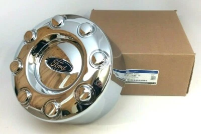 2017-2022 Ford F-350 Super Duty chrome rear center blue Oval Wheel Cover Hub Cap - Image 1 of 4