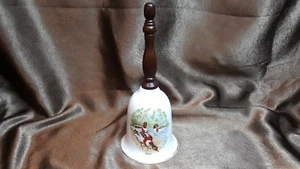 Vintage Enesco Bone China Wooden Handle Shelducks Bell (Free Shipping) - Picture 1 of 10