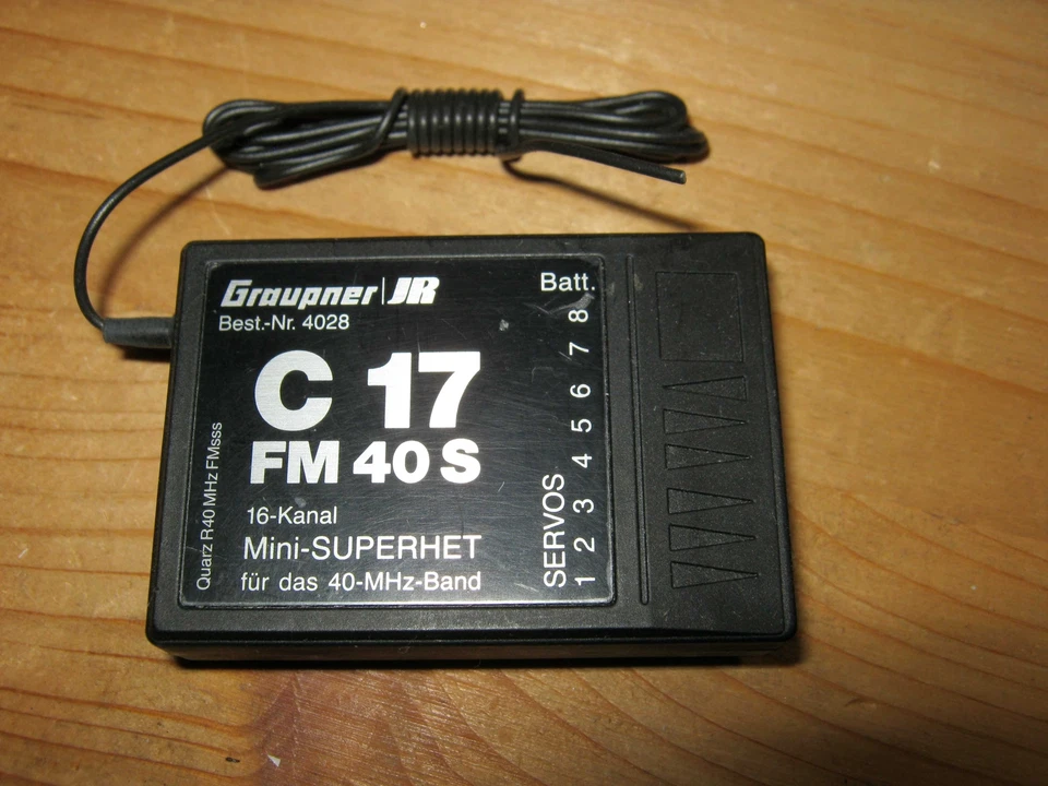 Empfänger Graupner C 17 - (40 Mhz) TOP - Bild 1 von 1