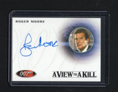 James Bond Archives 2017 Final Ed. Autograph A225 Roger Moore A View to a Kill - Image 1 of 4