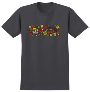 Krooked Skateboards Mark Gonzales Sweatpants Charcoal Gray T-Shirt - Picture 1 of 1
